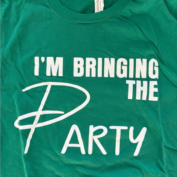 Bella Canvas Teal Party Tee - Picture 2 of 5